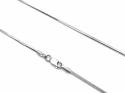 18ct White Gold Filed Snake Chain 20 In